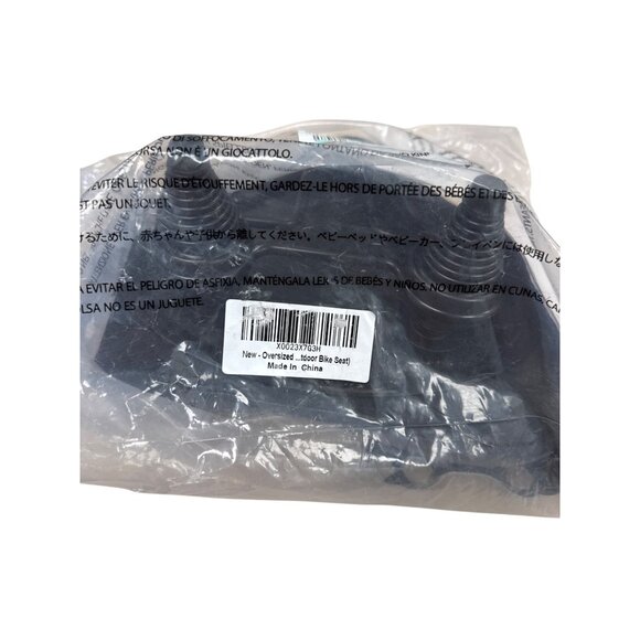 YLG Oversized Comfort Bike Seat Black For Adult Bikes SKU 7187 - Picture 2 of 7